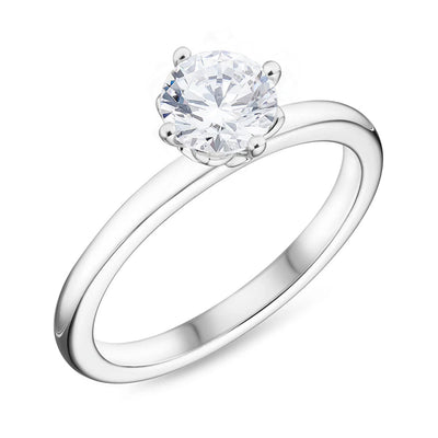 Lily Diamond Fairtrade Gold Solitaire Engagement Ring