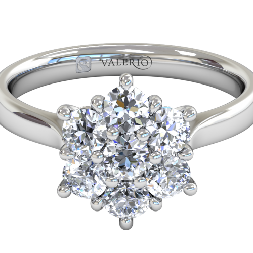 Diamond Starlight Cluster Engagement Ring