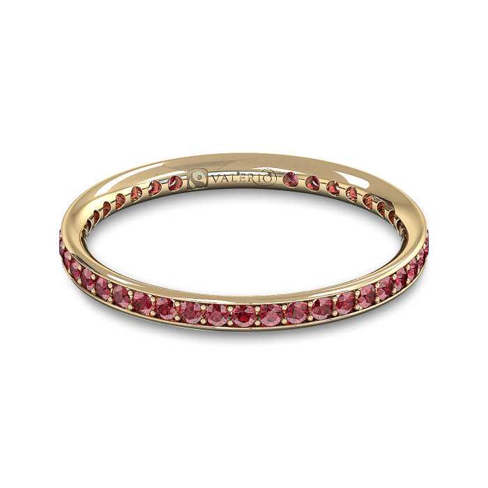 Ruby and Fairtrade Gold Eternity Ring
