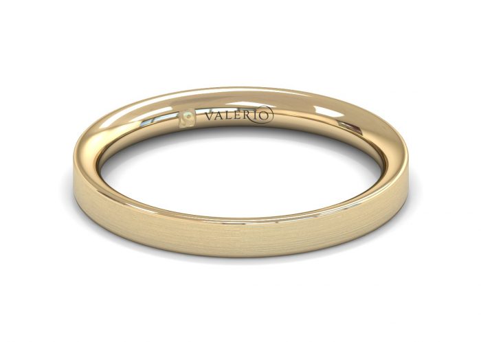 Flat Court FairTrade Gold Wedding Ring